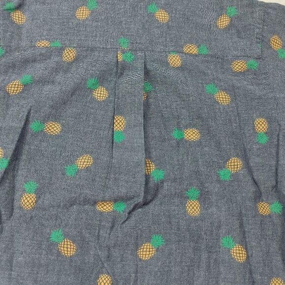 Well Dressed Wolf Boys Size 5 Denim Pineapple Prin - Picture 6 of 7